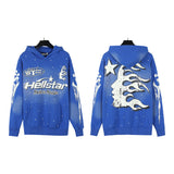 Hellstar Hoodie & Pants Wash Water Make Old Hoodies Sweater Trousers