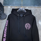 Chh Chrome Hearts Hoodie horseshoe LOGO Sanskrit alphabet hooded sweater