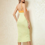Women Dresses Summer Sexy Temperament Camisole Skirt (Hwfs0410)