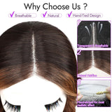 Women's Wigs Silicone Net 4X1 Lace Graduation Short Bob Curly Lace Wig
