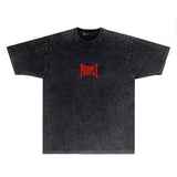 Purple Brand Distressed T Shirts Short Sleeve