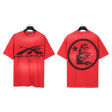 Hellstar T Shirt Wash Printed Short Sleeve T-Shirt