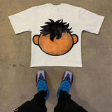 Street Unisex T-shirt Anime Pattern T-shirt