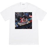 Men T-shirts 2022Gas Tee Cartoon pattern hot stamping iron short sleeve T-shirt loose