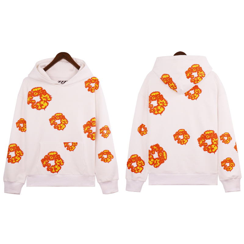 Denim Tears Hoodie Sweatpants Puff Print Couple Loose Hooded Sweater(Options need to be purchased separately)