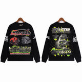 Hellstar Sweatshirt Autumn and Winter Crew Neck Loose