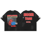 Hellstar T Shirt Knock-Out T-Shirt Wash Printed Short Sleeve T-Shirt