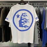 Hellstar T Shirt BEAT US Slogan Print Casual Short Sleeve T-Shirt