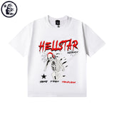 Hellstar T Shirt Summer Loose Pullover Short Sleeve T-Shirt part 2