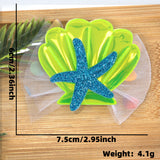 Themed Party Supplies Cartoon Seashell & Starfish Hair Clips – Ocean Theme Birthday Party Accessories