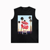 Purple Brand Tank T Shirts Sleeveless T-shirt Vest