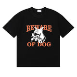 Rhude T Shirt Hound Letter Print Short Sleeve T-Shirt