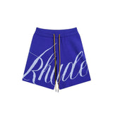 Rhude Shorts Jacquard Knitted Yarn Casual Shorts