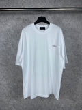 Mens T-shirts Summer Paris Letter Print Short Sleeve T-Shirt Casual