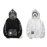 Bathing ape hoode bape empty mountain base shark bgm 3d digital