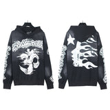 Hellstar Hoodie & Pants Wash Water Make Old Hoodies Sweater Trousers