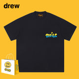 Drew T Shirts Pure Cotton Short Loose