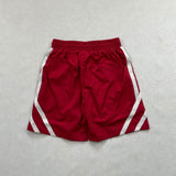 Rhude Shorts Striped Ribbon Color Matching Casual Quick-Drying Shorts Beach Pants