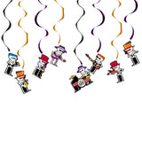 Halloween flag hanging ornaments Halloween Spiral Hanging Decorations – Party Supplies & Scene Props