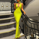 Women Dresses Sexy Minimalist Temperament Banquet Dress