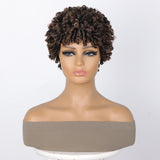 Women's Wigs Puffy Short Dreadlock Synthetic Wig