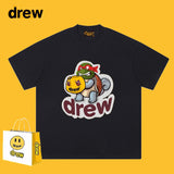 Drew T Shirts Ninja Turtle Loose Short Sleeve