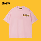 Drew T Shirts Short Sleeve Letter Cotton T-shirt Loose