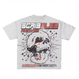 Street Unisex T-shirt Hip Hop Street Creative Design T-shirt