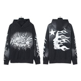 Hellstar Hoodie & Pants Wash Water Make Old Hoodies Sweater Trousers