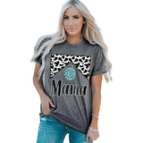Mother Day Fashion Short-Sleeved Pullover T-shirt for Women