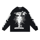 Hellstar long-sleeve T-shirt autumn, loose long-sleeve T-shirt