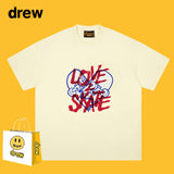 Drew T Shirts Cotton Short Sleeve Short Sleeve T-shirt Loose