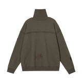 C.e sweatshirt batik washed high collar pullover for men and women