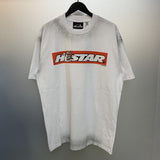 Hellstar T Shirt Vintage Old Printed Loose Casual Short Sleeve T-Shirt