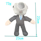 Plush Toys Skibidi toilet man halloween spoof audio man plush toy doll