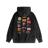 Amiri washed hoodie multi-chapter distressed printing