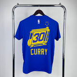 NBA Jerseys Warrior, Tram Blue, Curry 30, Quick Dry Short Sleeves