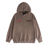 Amiri washed hoodie tv channel washed and distressed printing