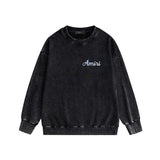Amiri washed sweatshirt AMIRI large print washed old