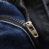 Mens Fashion Jeans Blue and black color scheme 3538#