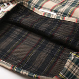 Rhude Shorts Casual Sports Mesh Checked Shorts Elastic Beach Pants