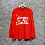 Amiri long sleeve shirts cloud letterprinting