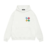 Amiri hoodie color block simple logo set print