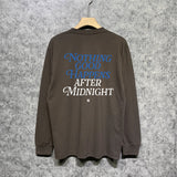 Amiri long sleeve shirts earth letter printing