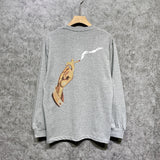Amiri long sleeve shirts smoke print
