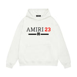 Amiri hoodie red font printing