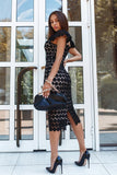Women Party Dress Fashion Lace Temperament Dress (Ss0416)