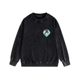 Amiri washed sweatshirt panther print washed old