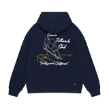 Amiri hoodie billiard sketch printing