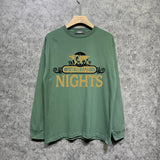 Amiri long sleeve shirts earth letter printing